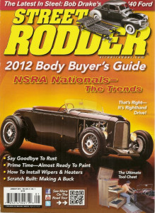 STREET RODDER 2012 JAN - 'A' PICKUP GETS A HEATER/WIPERS, SCRATCH ROADSTER